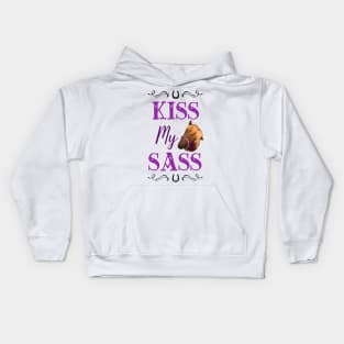 Cheeky Pony ~ kiss my sass Kids Hoodie